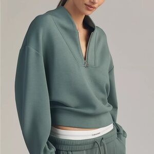 Anthropologie Sage Green Sweatshirt